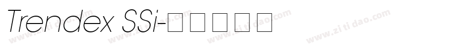 Trendex SSi字体转换